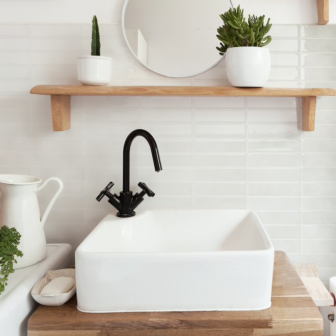 Smart Tiles Morocco Adhesive Backsplash Tiles - Resin - White - 11.43 x 9-in - 4-Pack