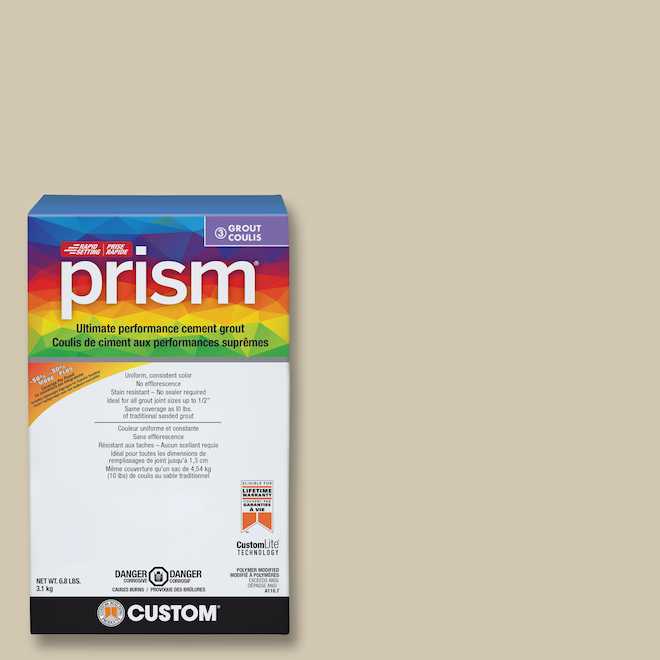 CUSTOM Prism Cement Grout Ultimate Performance 3.1-kg - Bone