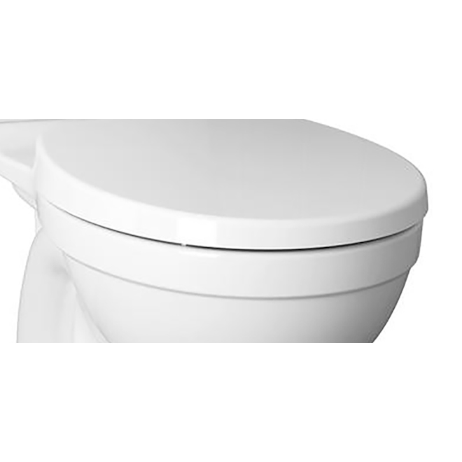 American Standard Champion 4.8-L White Porcelain Elongated 2-Piece Toilet
