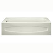 American Standard Sonoma Porcelain Enamelled Steel Bath 60-in x 30-in White Left-Hand Drain