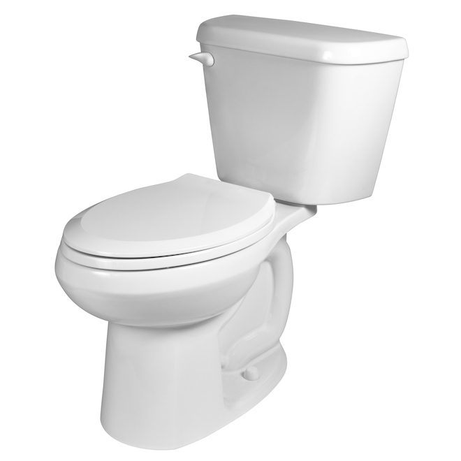 Toilette allongée Sonoma de American Standard, 4,8 L, blanche