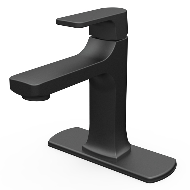 Image of American Standard | Lez 1-Handle Bathroom Faucet - Matte Black - 6-In | Rona