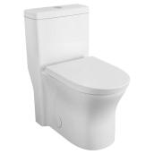 Toilette allongée Cosette par American Standard, porcelaine vitrifiée, blanc