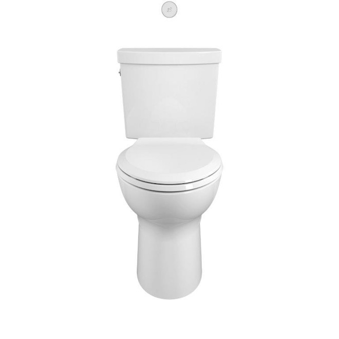 American Standard White Touchless Flush 2-Piece Elongated Toilet