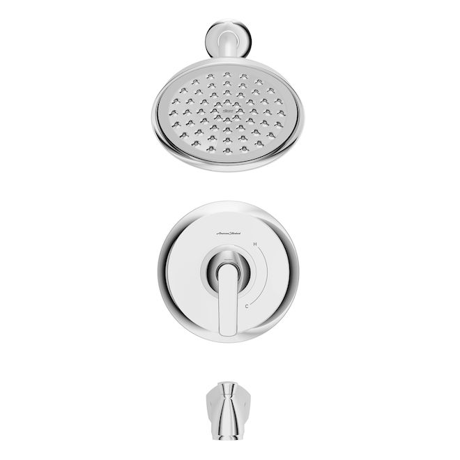 American Standard Becklow Tub and Shower Faucet Kit with 1 Handle - Polished Chrome