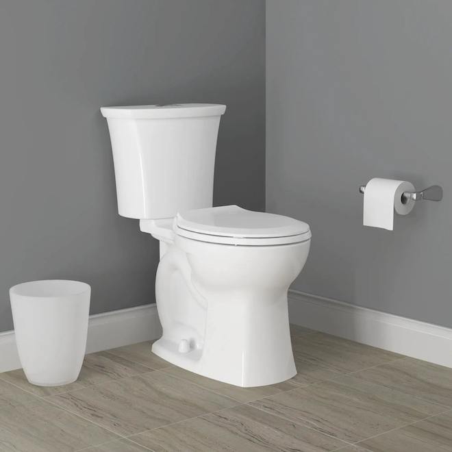 American Standard Edgemere Elongated Toilet with Dual Flush 17-in - 3.8 - 4.8 Lpf
