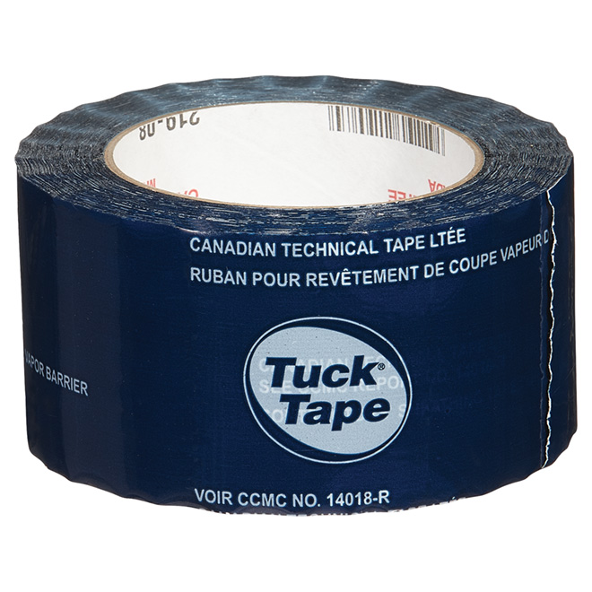Tuck Tape 60-mm x 55-m PE Vapor Barrier Sheating Tape Blue