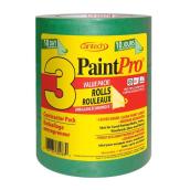 Cantech PaintPro Masking Tapes Contractor Pack - 3 Rolls of 1.88-in x 54.68-yd Each