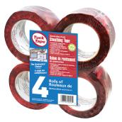 Tuck Tape Cherry Red Sheating Tape Permanent Adhesive - 4 Rolls of 180-ft