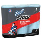 Scott Original Shop Paper Towels - Blue - Pack of 3 Rolls