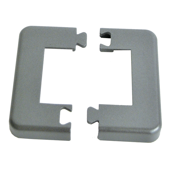 Base Plate Cover for 2 1/4" Post - 7.5'' x 5.9'' - Titanium Grey