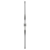 Barreau décoratif pour rampe, 39,75'' x 3,62'' x 0,75'', gris titanium