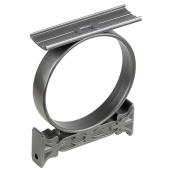 Cercle décoratif pour rampe, 8,5'' x 6,1'' aluminium, gris titane