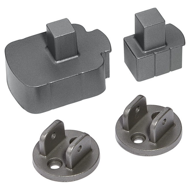 Angle Railing Brackets Kit - 6 3/4 x 3 1/2''