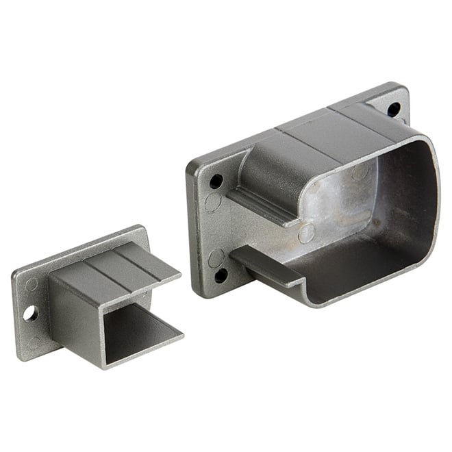 REGAL ALUMINUM Top and Bottom Railing Wall Support - 7 x 4 1/4'' WB-TS ...