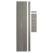 Barreaux pour section de rampe de 3', 1 9/16'', 6/pqt, gris titane