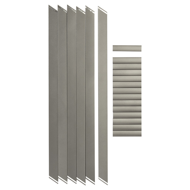 Stair Pickets for 3' Section - 1 9/16'' - 24-Pack - Titanium Grey