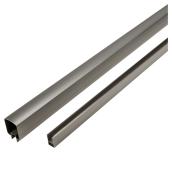 Top and Bottom Rails - 6' - Aluminum - Titanium Grey