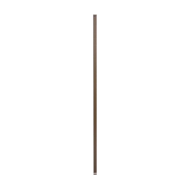 Classic Railing Straight Aluminum Picket - 0.75-in - 8-ft Section - Bronze - Pack of 19