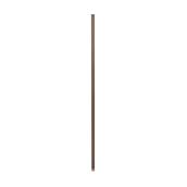 Classic Railing Straight Aluminum Picket - 0.75-in - 8-ft Section - Bronze - Pack of 19