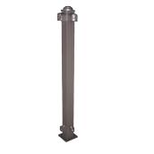 Classic Railing Aluminum Corner Post - 2.75 x 2.75 x 42.36-in - Bronze