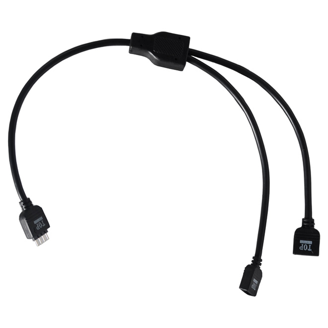 LED-T Splitter Cord for LED Lighting System - 8.5-in