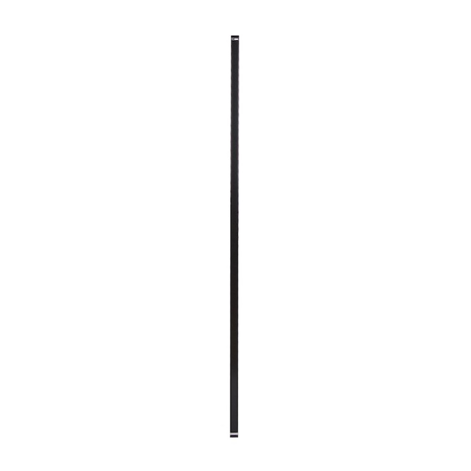 Classic Railing Wide Straight Pickets - Aluminum - 3.12-in x 2.25-in x 41-in - Black - 6/Pack