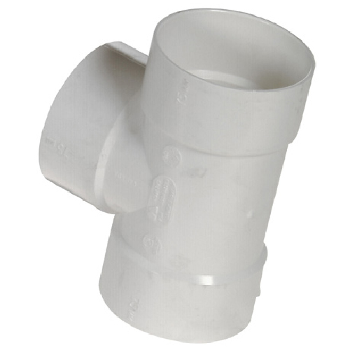 Ipex Solvent Weld Fitting Straight Tee 4in Nominal Size PVC White