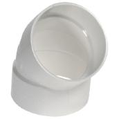 Ipex PVC Fitting Elbow - 45° Angle - Hub Inlet and Outlet Thread - 4-in dia