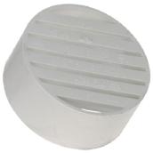 Ipex PVC Fitting Pipe Drain Grate - Socket Connection - White - 4-in dia