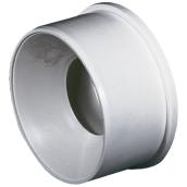 Adaptateur réduit PVC-BDS par Ipex, entrée à l'embout et sortie au centre, blanc, 4 po x 1 1/2 po dia