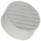 Grille de siphon en PVC de Ipex, connexion mâle, blanche, diamètre de 3 po