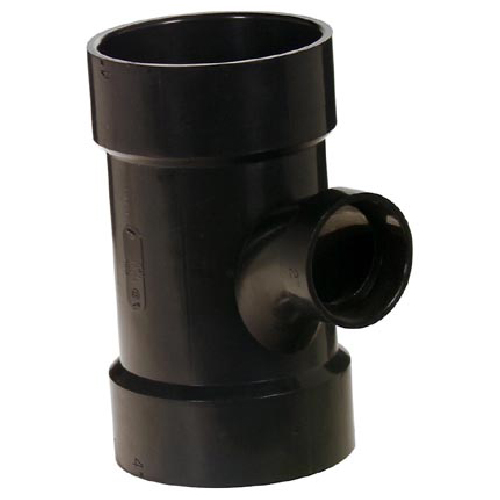 Ipex ABS Fitting Sanitary Tee Wye - For Drain Waste and Vent Piping -  4-in dia x 4-in dia x 2-in dia