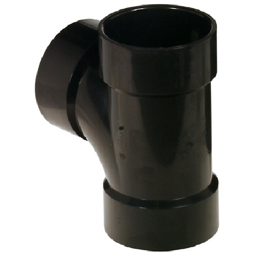Ipex ABS Sanitary Tee-Wye - 4-in Dia x 4-in Dia x 4-in Dia - For Drain Waste and Vent Piping - Socket