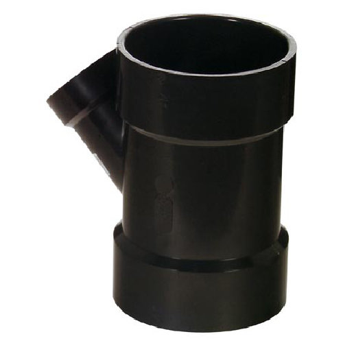 Ipex ABS Wye Fittings - 4-in Dia x 4-in Dia x 2-in Dia - 45° Angle - Black