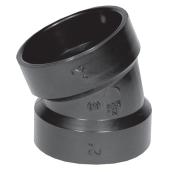Ipex ABS Fitting Pipe Elbow - For Drain Waste and Vent System - 22.5° Angle - 2-in dia