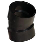 Ipex Drainway ABS Elbow Fitting - 3-in Dia x 3-in Dia - 22 1/2° Angle - Black