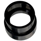 Ipex Fitting - ABS - Reducing Coupling - DWV - Black - 2-in x 1 1/2-in
