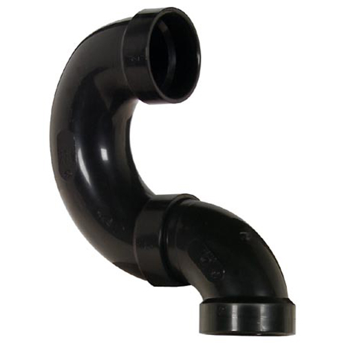 Ipex ABS Basic PTrap Fitting 2in Socket Black No Plug 027432 RONA