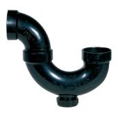 Ipex ABS P-trap With Cleanout Fitting - 2-in Dia - Hub Inlet Thread - Black