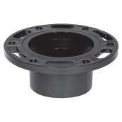 Ipex Toilet Flange - ABS - Black - Adjustable - 1 Per Pack