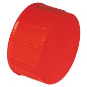 Ipex ABS Polyethylene Flexible Test Cap - Hub - Orange - 1 1/4-in dia