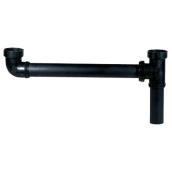 Ipex ABS Continuous Waste End Outlet - Nut/Washer - Black - 1 1/2-in dia x 16-in L