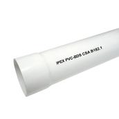 PVC Solid Sewer Pipe - 4'' x 10' - White