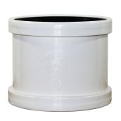 Ipex Sewer and Drain SDR 35 Fitting Female Sleeve - White - BNQ Approved- 6-in dia