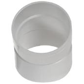Ipex PVC Fitting Sanitary Elbow - 22 1/2° Angle - Hub Connection - White - 4-in dia