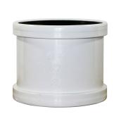 Ipex PVC Sewer Coupling - Gasket - White - 4-in dia