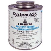 Apprêt à solvant violet System 636 pour PVC et PVC-C, 473 ml