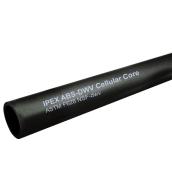 Ipex ABS Cell Core Pipe - 3-in Dia x 6-ft L - For Drain Waste Vent System - Solvent Welded