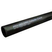 Ipex ABS Cell Core Pipe - 3-in Dia x 12-ft L - For Drain Waste Vent System - Solvent Welded